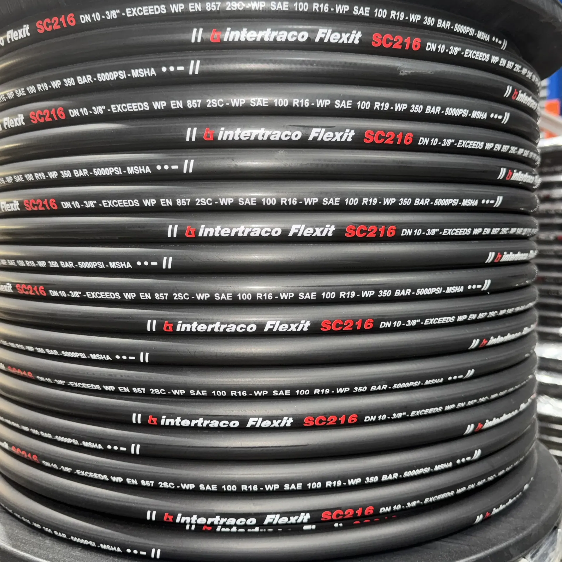 HOSE FLEX IT SC216 2SC 3/8" (S) 350 WP