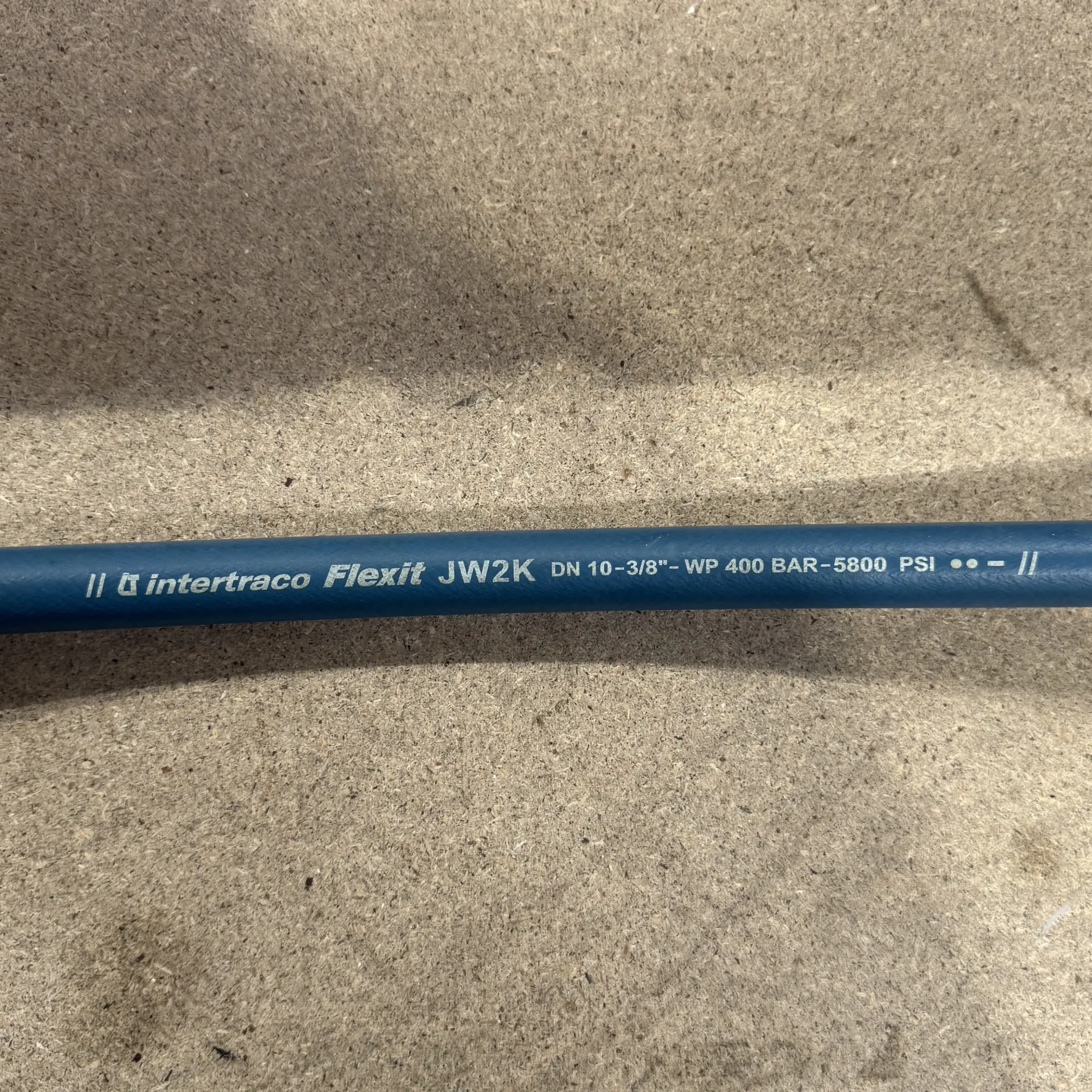 HOSE JETWASH BLUE (S)  3/8" 2 WIRE 400 WP