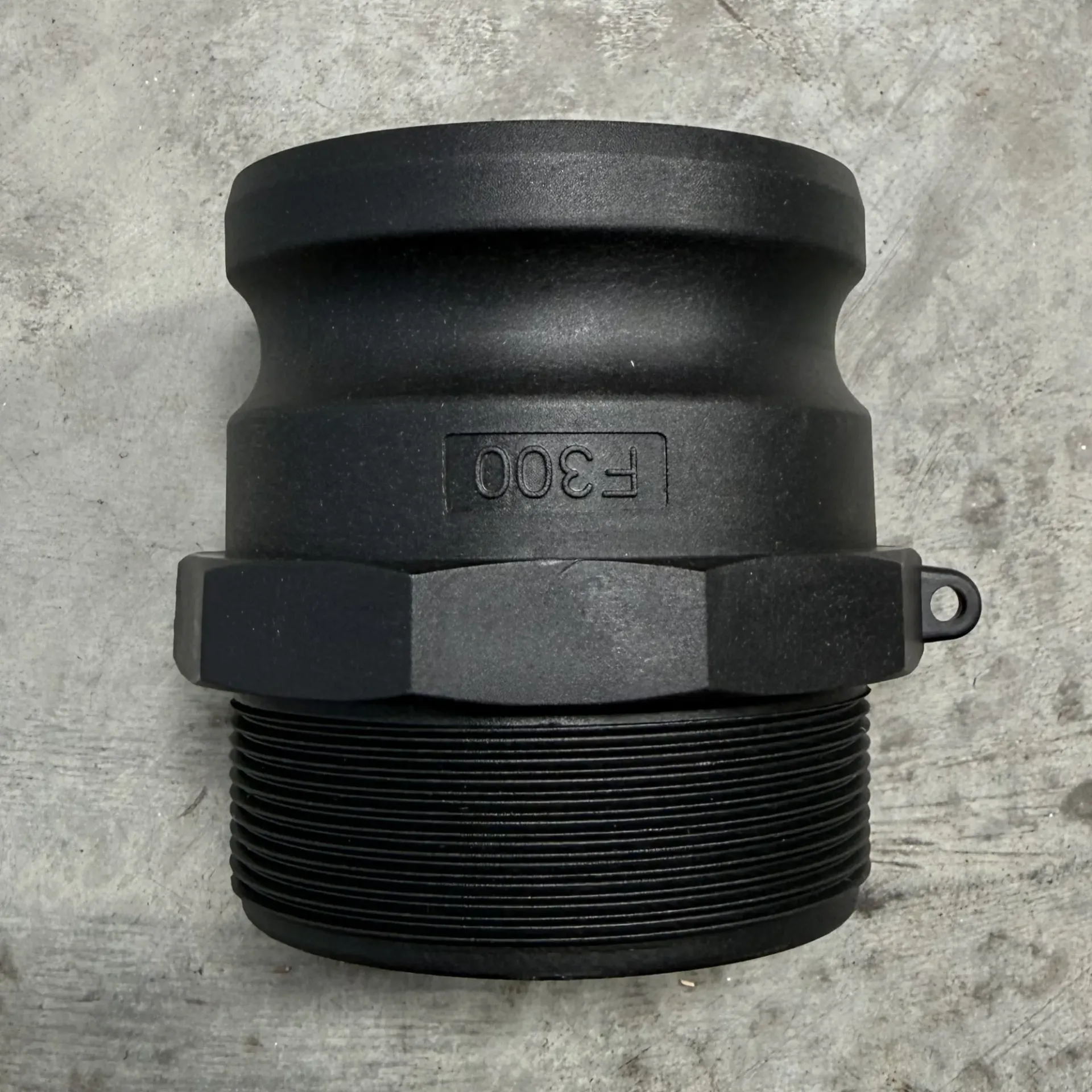 [F2-PP] CAM & GROOVE 2" BSPT MALE PLUG TYPE F POLYPROP