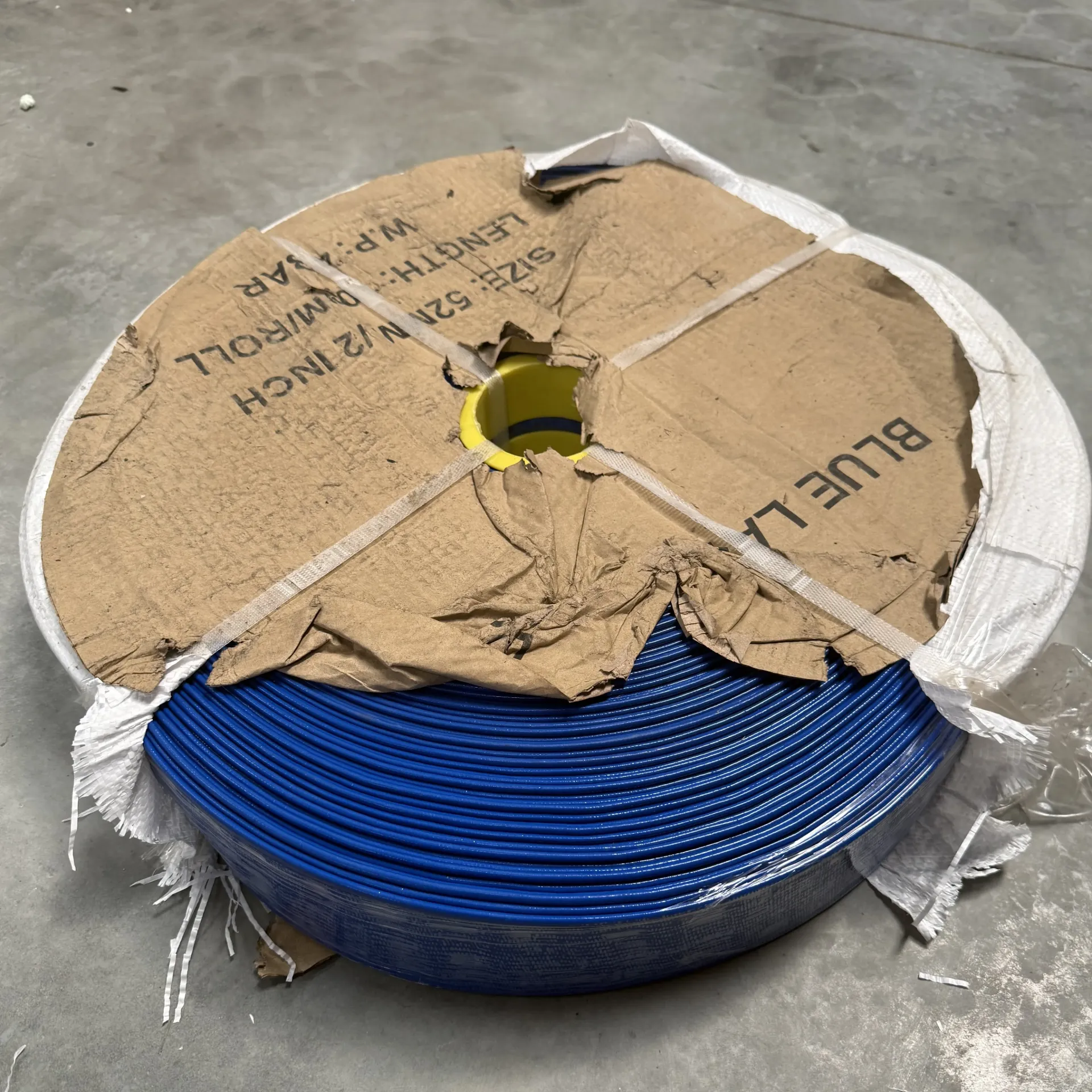 [LFT1-127] 5" BLUE LAYFLAT HOSE 4 BAR (50M ROLL)